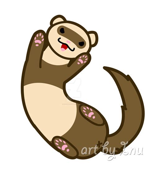 Cute Ferret Drawing at GetDrawings | Free download