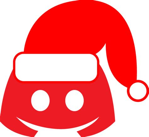 Discord Christmas Vector Icon - [Free Download] - (SVG and PNG)