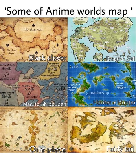 🌊𝑴𝑨𝑹𝑰𝑵𝑬𝑺 𝑶𝑭 𝑶𝑵𝑬 𝑷𝑰𝑬𝑪𝑬!🌊 on Instagram: “Some of Anime worlds map : . . . . . . . ⛴🌊🌳🏯🌳🌊⛴ ↪ ...