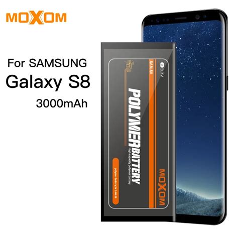 MOXOM Battery For Samsung Galaxy S8 Mobile Phone Battery Replacement ...