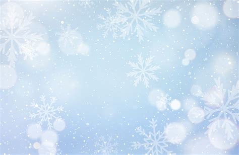 Unfocussed Winter Background with Snowflakes: Free Download - HD Stock Images