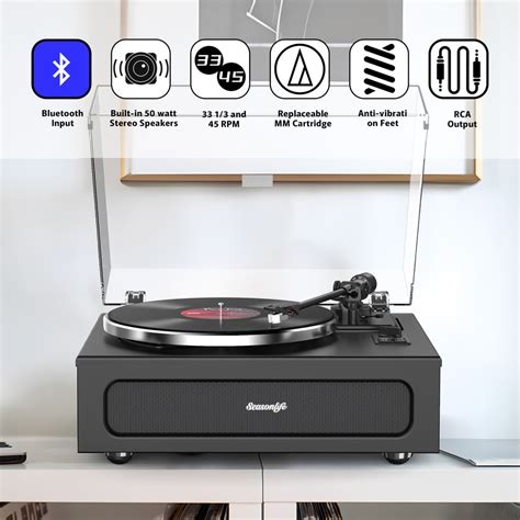 Wireless Bluetooth Turntable & Record Players for Beginner | RetroLife – Retrolife, Inc. All ...