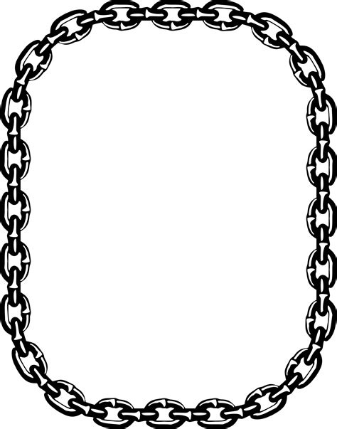 Clipart - Chain frame 2