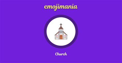 ⛪ Church emoji Copy & Paste - Emojimania