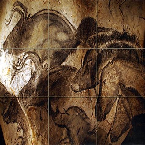 Cave Painting, Caves and Rock Parietal Art IV Tile Mural Kitchen Bathroom Wall B - Painting Supplies