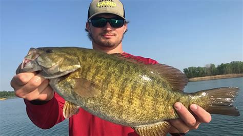 Summer Smallmouth Bass Fishing on Lake Erie in Pennsylvania