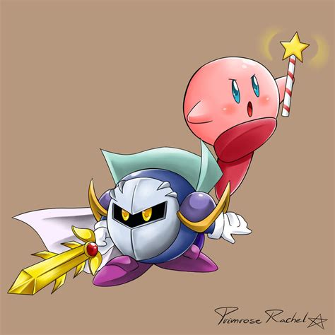 Meta Knight and Kirby by Primrose-Rachel on DeviantArt