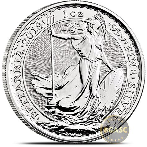 Buy 2018 1 oz Silver Britannia .999 Fine Silver Bullion Coin Brilliant ...