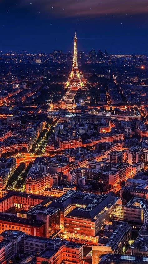 750x1334 Paris France Eiffel Tower Night iPhone 6, iPhone 6S, iPhone 7 ...