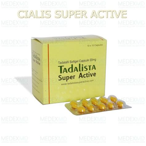 Buy Cialis Super Active Online | Cialis Super Active 20mg Gel Capsules