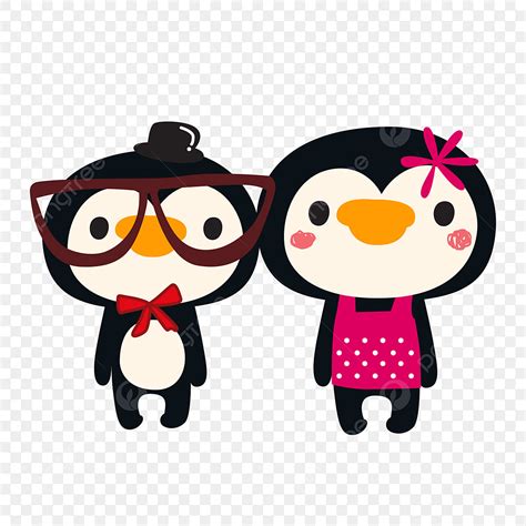 Penguin Couple Clipart Transparent PNG Hd, Penguin Penguin Couple Couple Couple Penguins ...