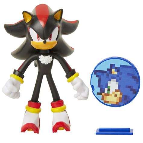 Sonic The Hedgehog - Shadow with Accessory - 4 Inch Action Figure ...