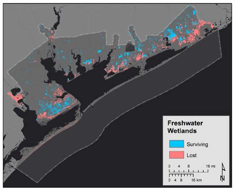 Map showing where freshwater wetlands that exist on the present... | Download Scientific Diagram