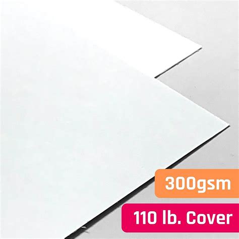 25 Sheets White Cardstock Paper Heavyweight - 110 lb. Cover 12 x 12 White 25 Sheets