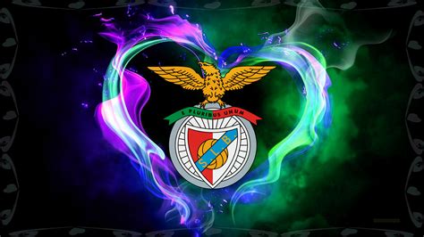 Download Emblem Logo Soccer S.L. Benfica Sports HD Wallpaper