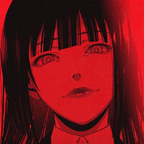 yumeko ♡︎ | Dark anime, Red icons:), Red aesthetic grunge