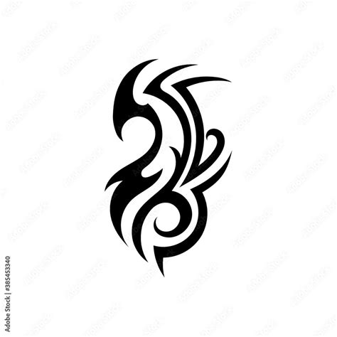 tribal flame vector Stock Vector | Adobe Stock