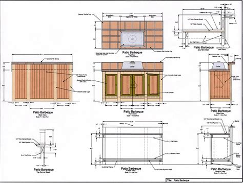 Outdoor kitchen island plans | Hawk Haven