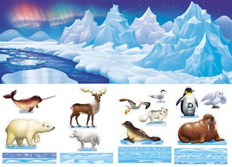 Polar Animal Habitat Diorama | BuyLapbook