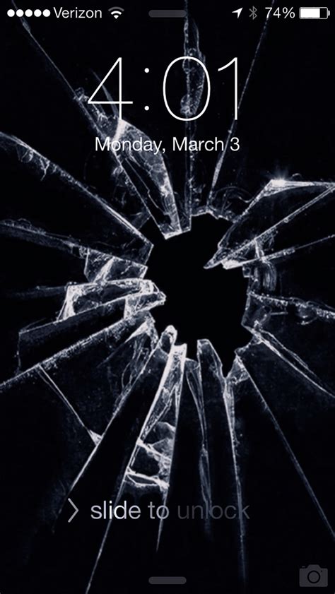 7 Broken Screen Wallpapers Prank For Apple iPhone