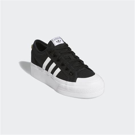 Women's Shoes - Nizza Platform Shoes - Black | adidas Egypt