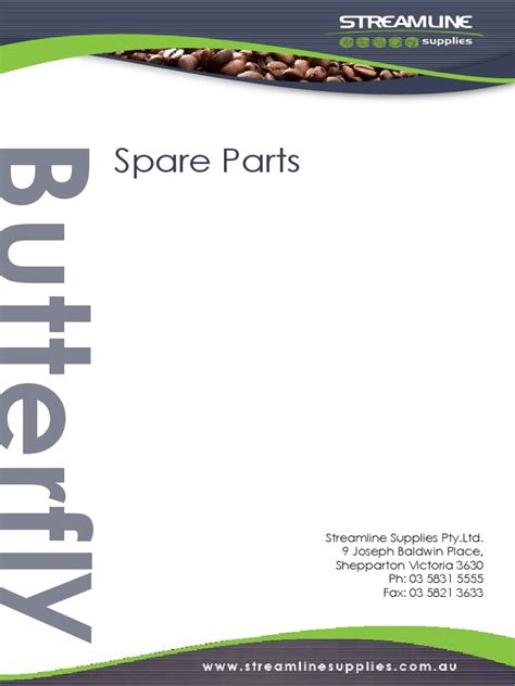 Butterfly Spare Parts | PDF | Stainless Steel | Water Heating