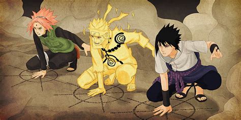 HD wallpaper: Naruto Shippuden Team 7 digital wallpaper, Sasuke, Sakura ...