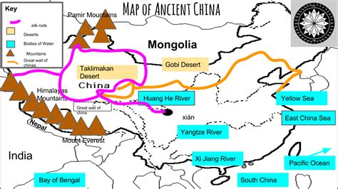 Map China Mountains - Share Map