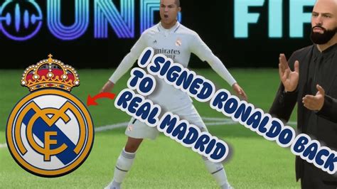 I SIGNED RONALDO BACK TO REAL MADRID AND MADE HIM A STAR ⭐😱😍 - YouTube