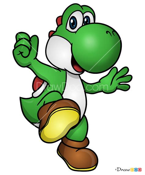 How to Draw Yoshi, Super Mario