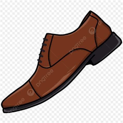 Formal Shoes Clipart Hd PNG, Man Formal Shoe Brown Black Leather Cartoon Png Clipart, Formal ...