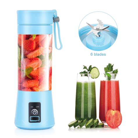 Portable Blender Personal Blender Juicer Serve Smoothie Blender Fruit Mixer - Walmart.com ...