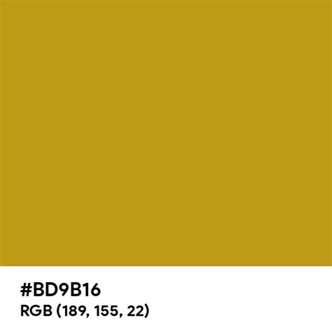 Gold Foil color hex code is #BD9B16