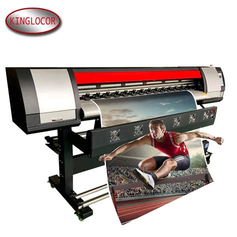 Flex Banner Printing Machine Large Format Inkjet Solvent Vinyl Sticker Printer Machine ...