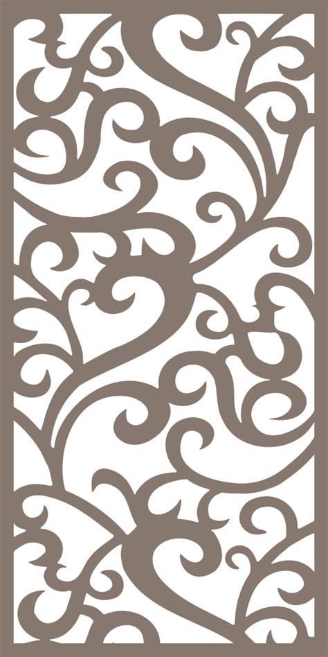 Wall Panel Pattern Vector Free Vector cdr Download - 3axis.co | Vector patterns design, Carved ...