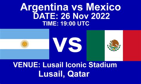 Argentina vs Mexico World Cup Qatar 2022 - Best live Sports