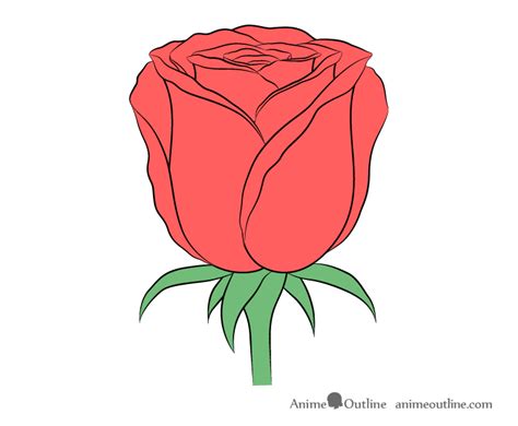 Draw A Rose Flower | Best Flower Site