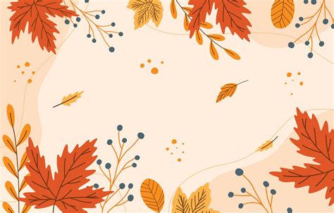 Hello Autumn Leaves Background 2976756 Vector Art at Vecteezy