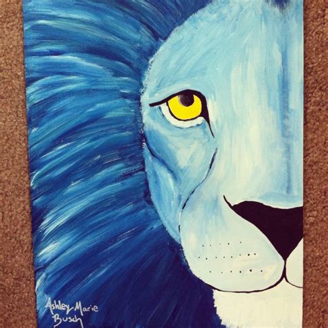 The Blue Lion by DreamingPainter on DeviantArt