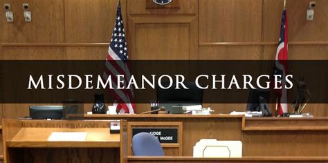 Classifications of Misdemeanor Criminal Charges | 1-800-ATTORNEY®