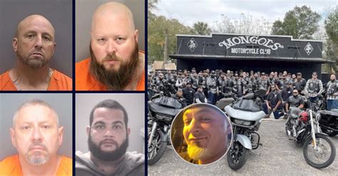 4 alleged Mongols motorcycle club members accused in 'execution' slaying of fellow biker ...