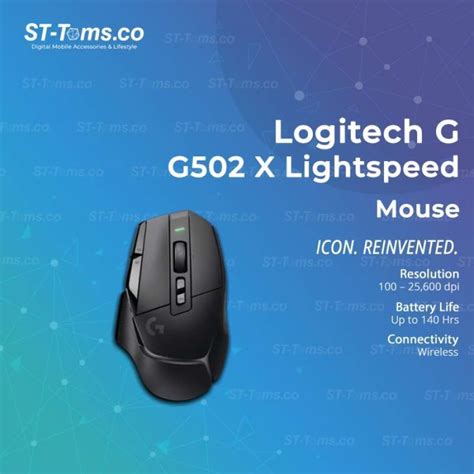 Jual Logitech G502 X Lightspeed / G 502X Lightspeed Wireless Gaming Mouse di Seller ST-Toms ...