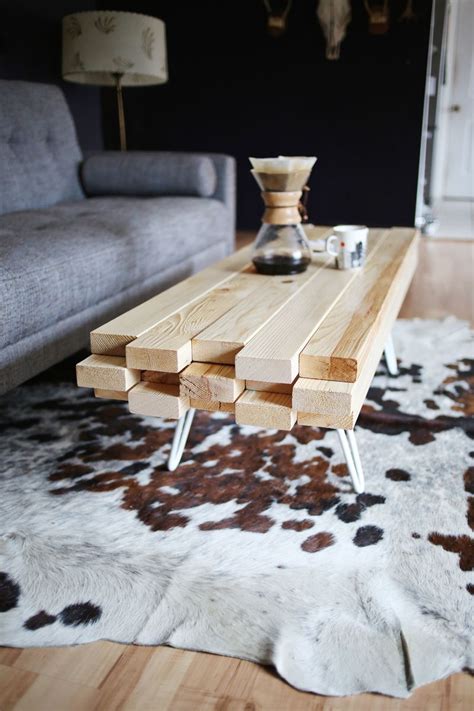 DIY Wooden Coffee Table - A Beautiful Mess