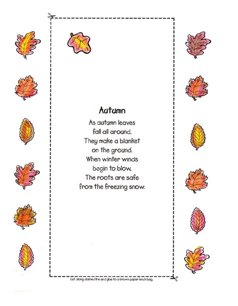 Bag Ideas and Activities Archive | Autumn poems, Kids poems, English poems for kids