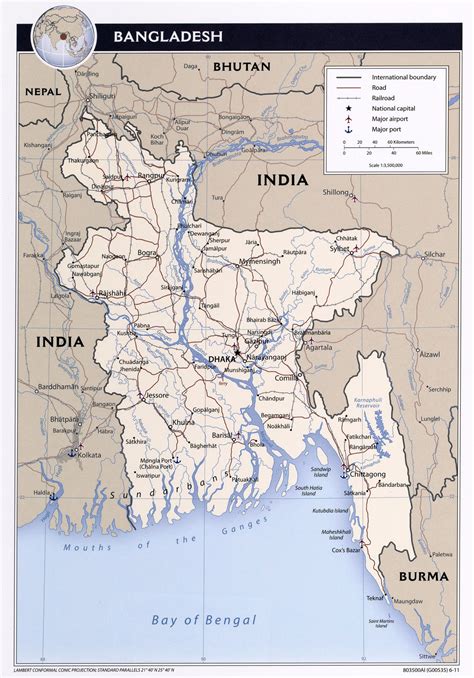 Maps of Bangladesh | Detailed map of Bangladesh in English | Tourist ...