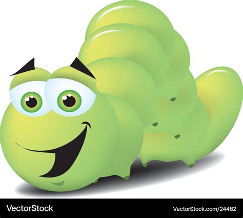 Inchworm Royalty Free Vector Image - VectorStock