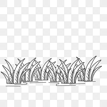 Grass Black And White Clipart Images For Free Download - Pngtree