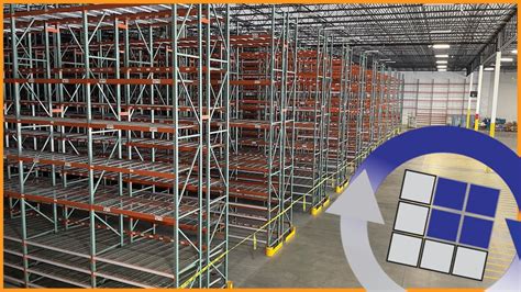 Large Warehouse Pallet Racking Installation - Timelapse | LOGIC MH - YouTube