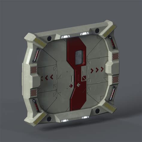 Sci Fi Door Concept Art