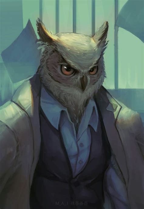 DeviantArt tumblr — When in doubt, draw an owl wearing a suit. 🎨🦉...